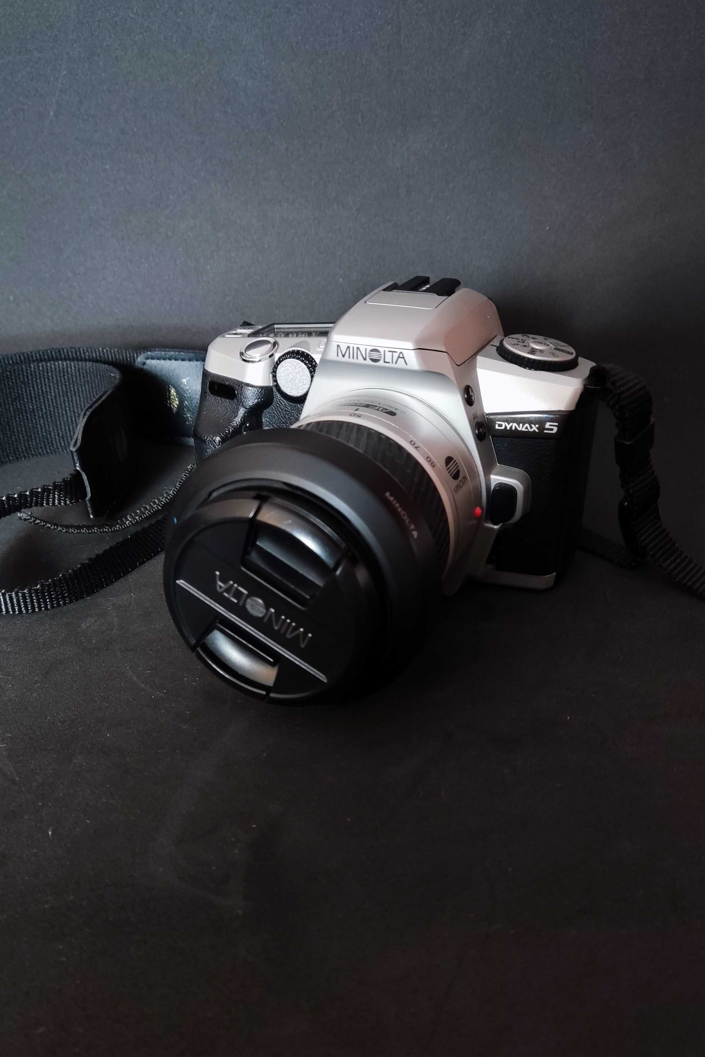 Máquina Analógica Minolta Dynax 5 (com defeito) + 28-80