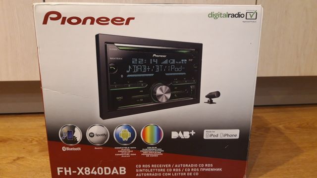 Radio Pioneer FH-X840DAB