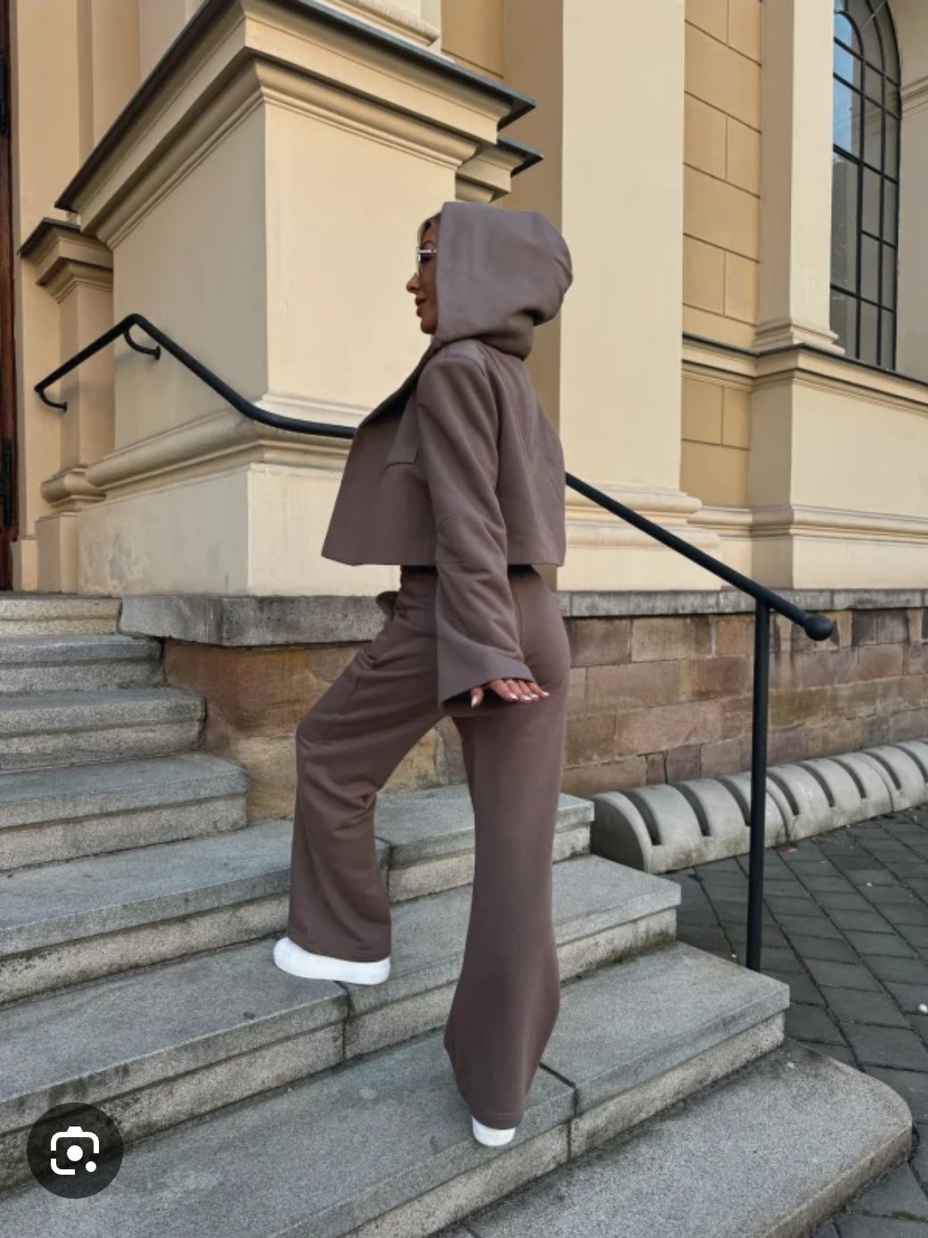 Bluza marynarka z poduszkami i kapturem fango Varlesca chicaca XS S M