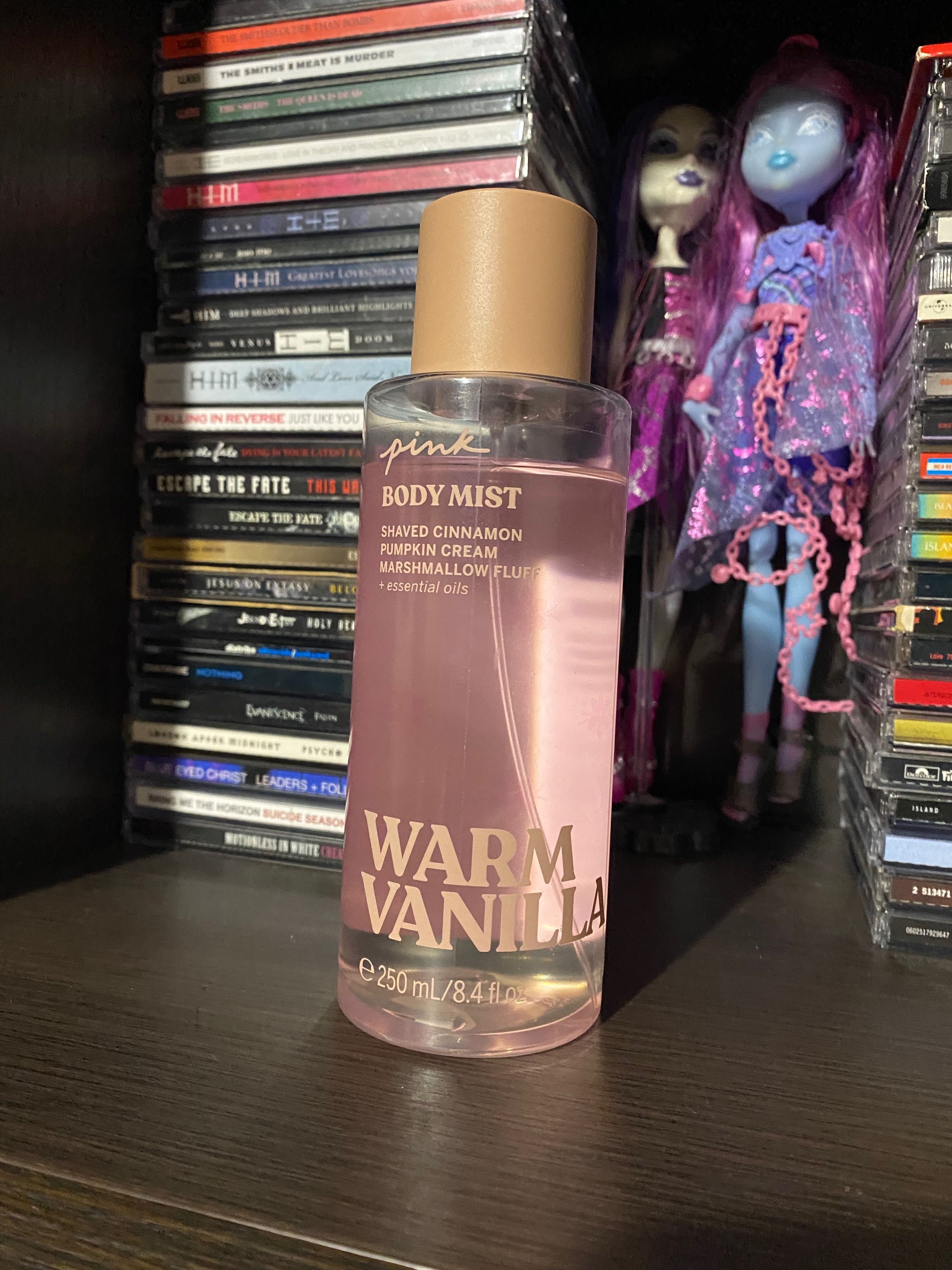 Warm vanilla victoria’s secret pink spray mgielka do ciala unikat