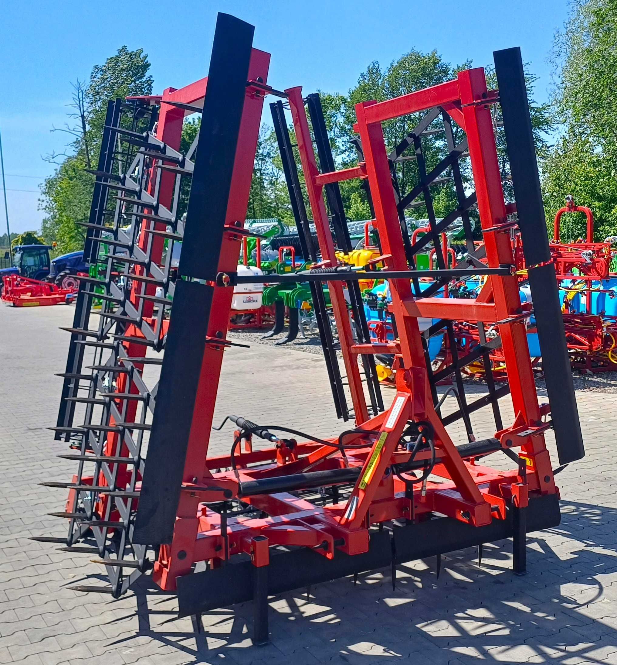 Brony zębowe polowe rolex składane ręcznie hydraulicznie AGROSTAL