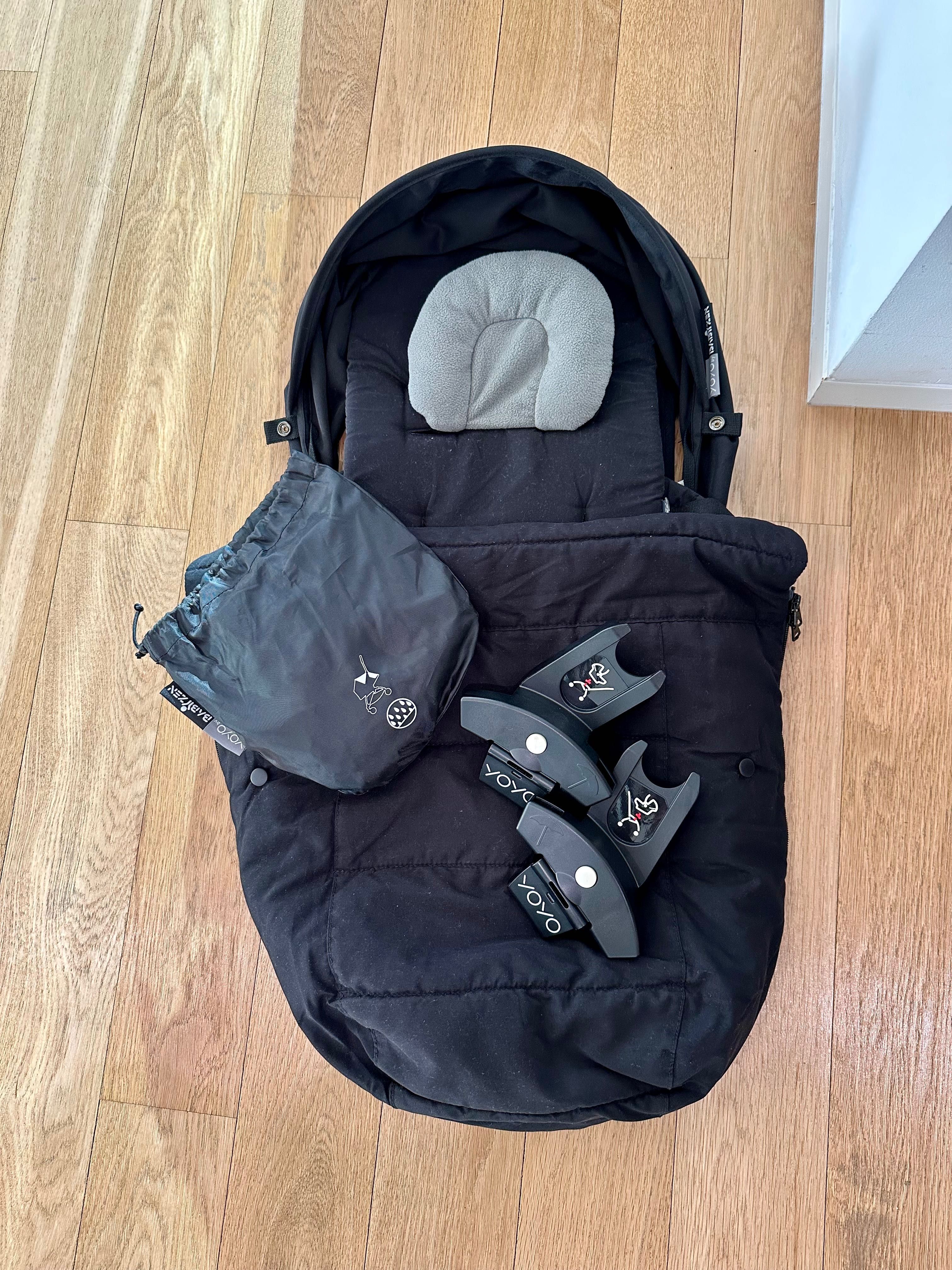 Babyzen Yoyo preto com newborn set