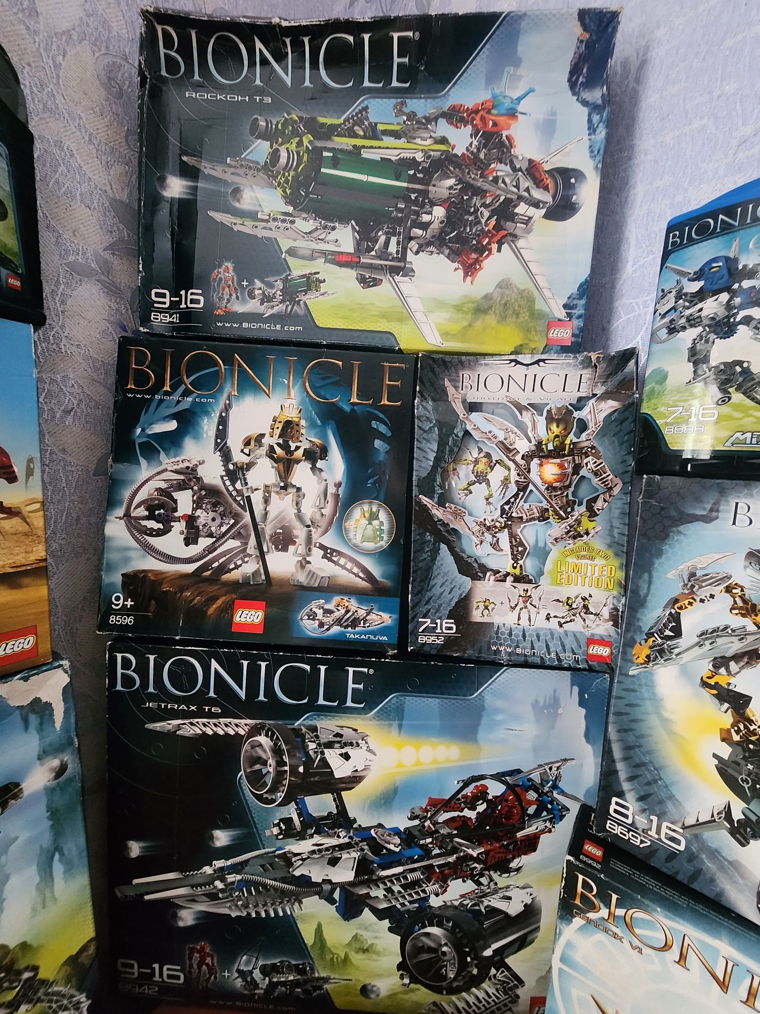 LEGO Bionicle раритетные новые наборы, запакованы
