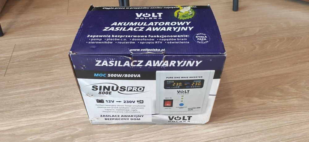 sinusPRO-800E В НАЯВНОСТІ Volt Polska Чиста сінусоїда Безперебойник