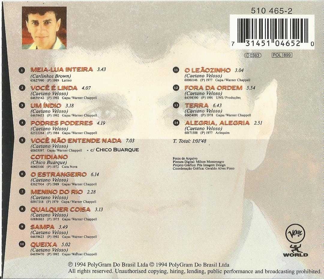 Caetano Veloso - Minha História: 14 Sucessos