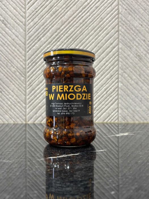 Pierzga Pszczela w miodzie z własnej pasieki 400g