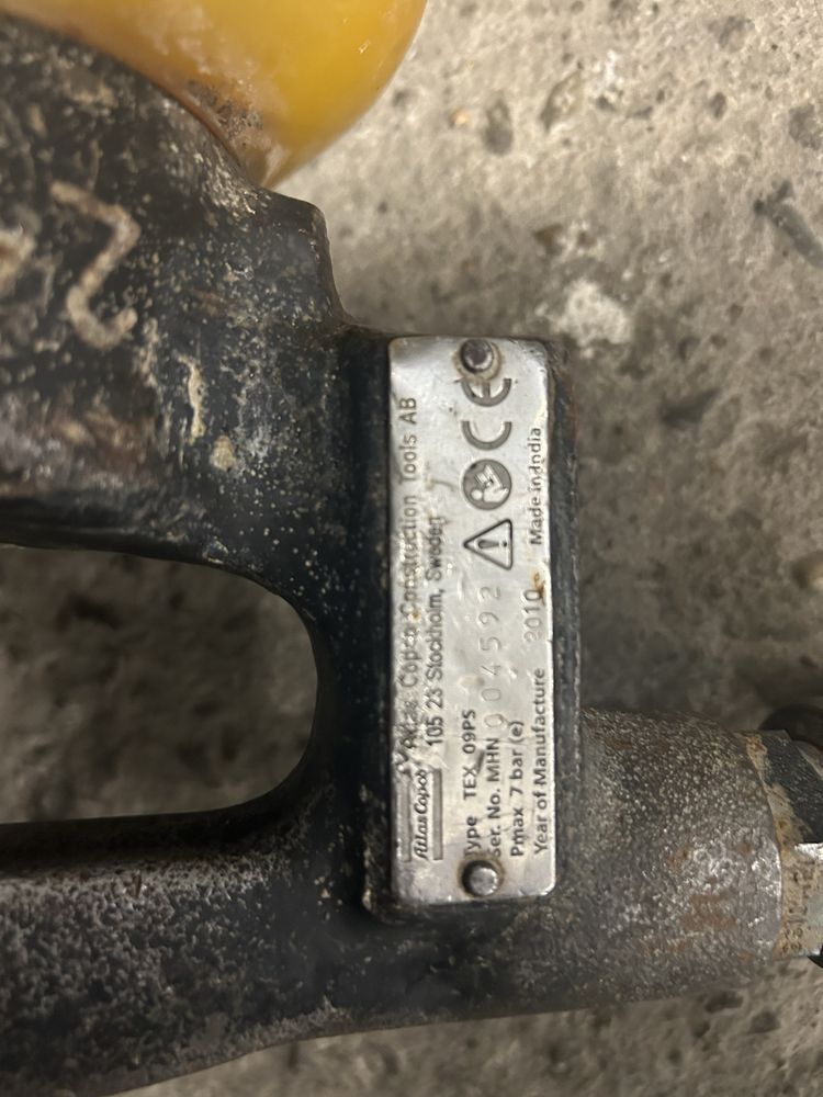 Młot pneumatyczny Atlas Copco TEX 09 PS
