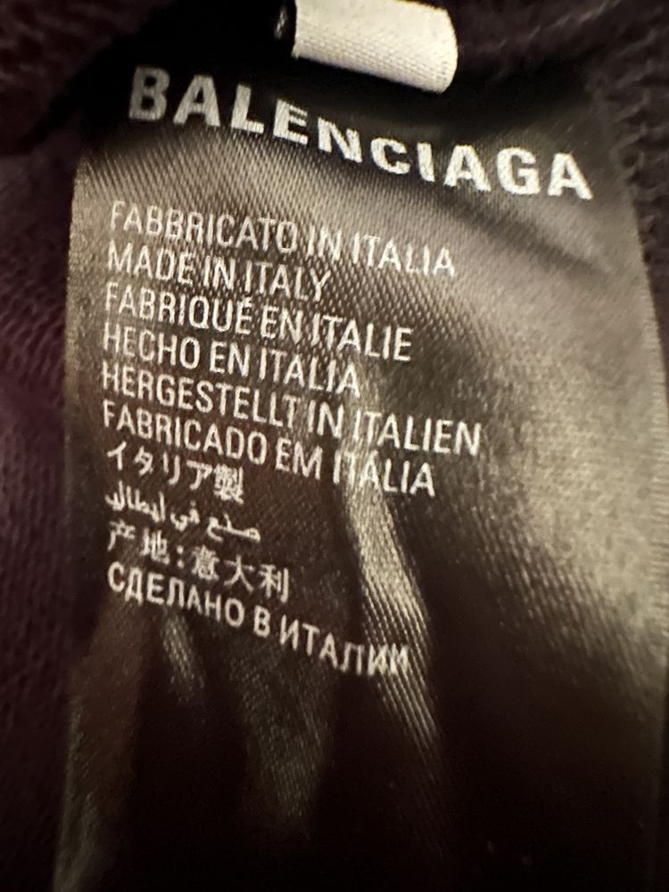 Худі Balenciaga Loop Sports Icon Dark Gray