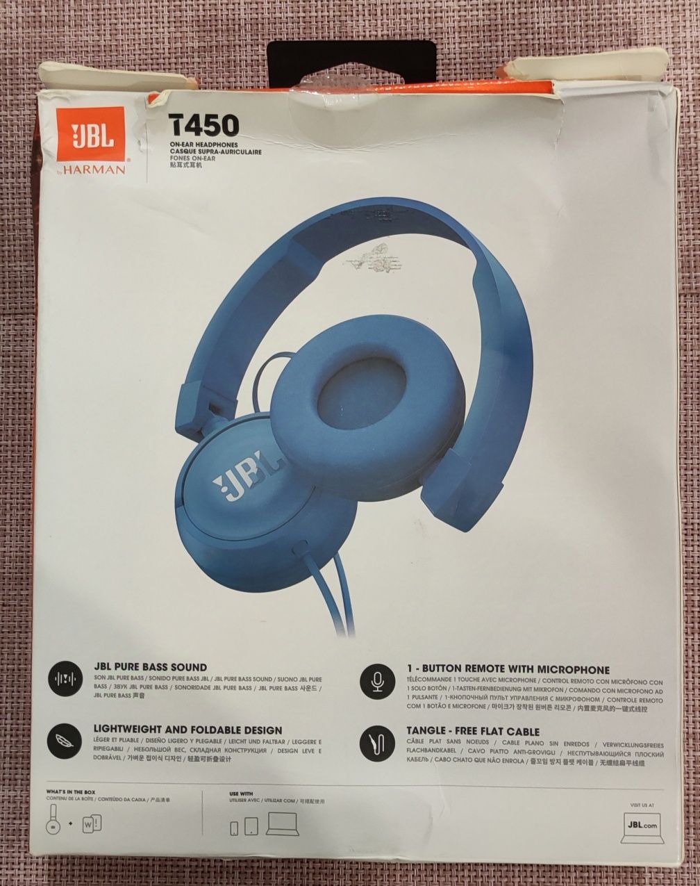 Навушники JBL T450