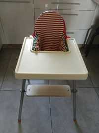 krzesło do karmienia ikea + podnóżek