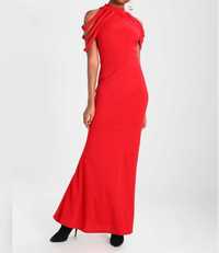 Czerwona dopasowana suknia Wall G r. 38 M (UK12)