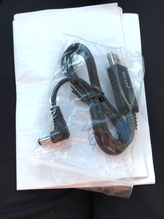 Кабель USB 5v - 12v 5,5*2,1 для роутера от повербанка