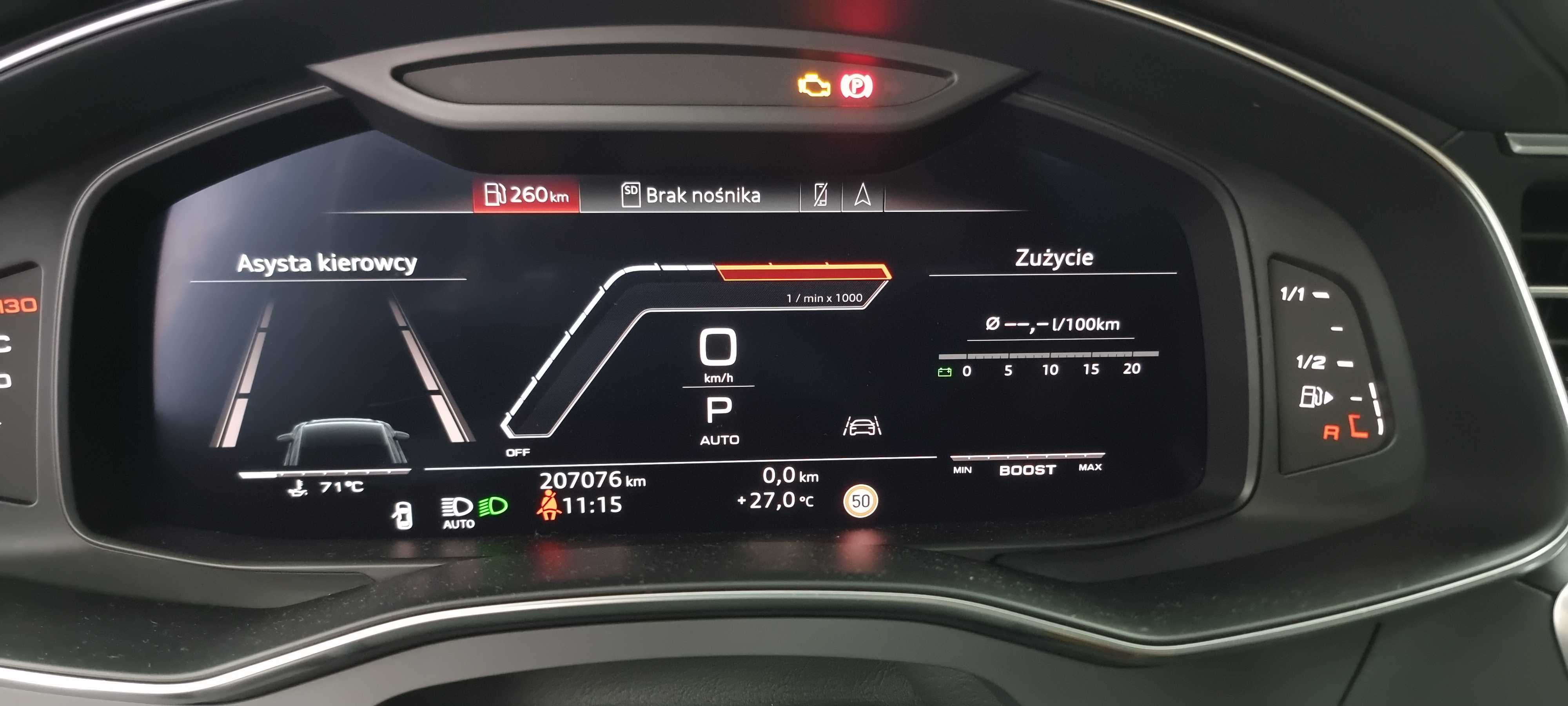 VAG AUDI Sport Layout Virtual Cockpit Aktywacja FPK, FPK2, FPK2+, RS S