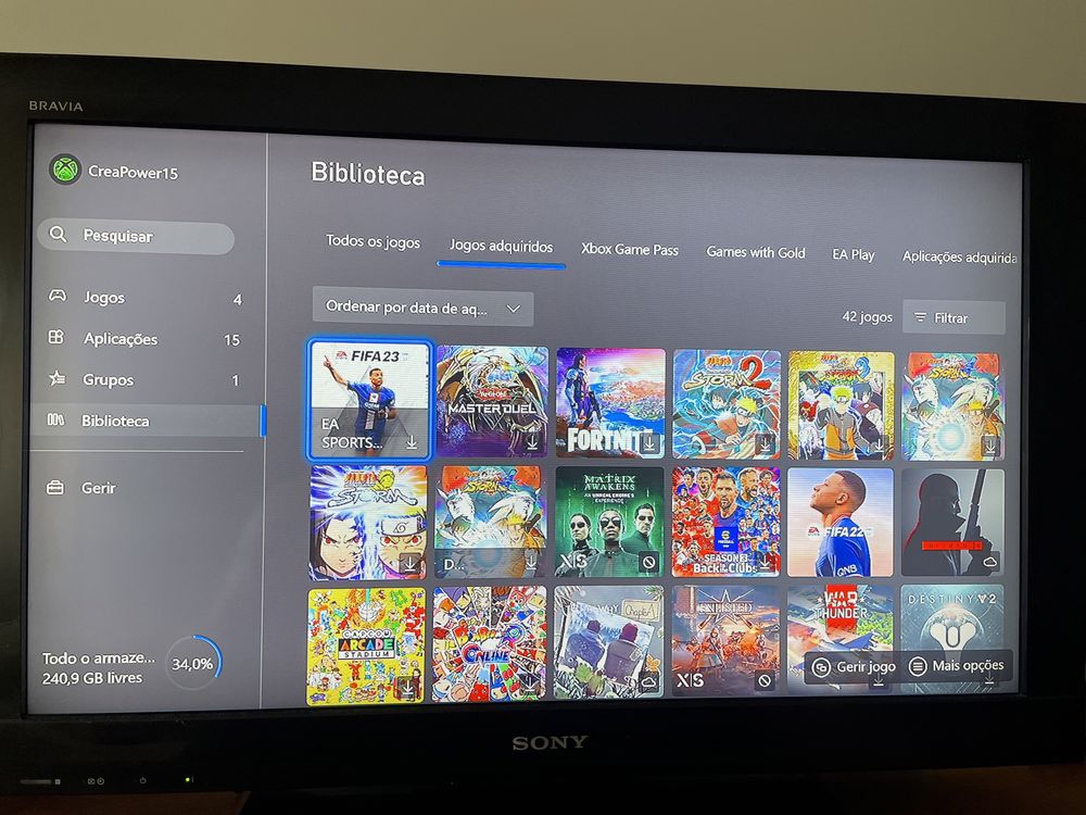 Vendo xbox one junto vai um monitor