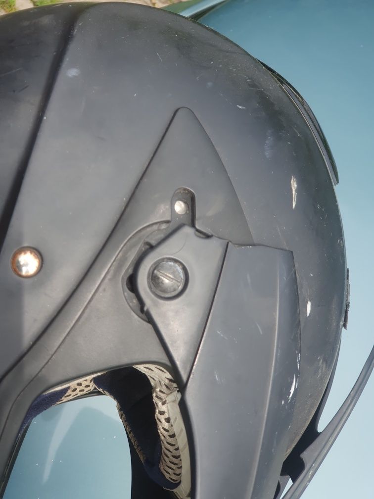 Kask motocyklowy Airoh S4 Black Matt kask cross do crossa helmet
