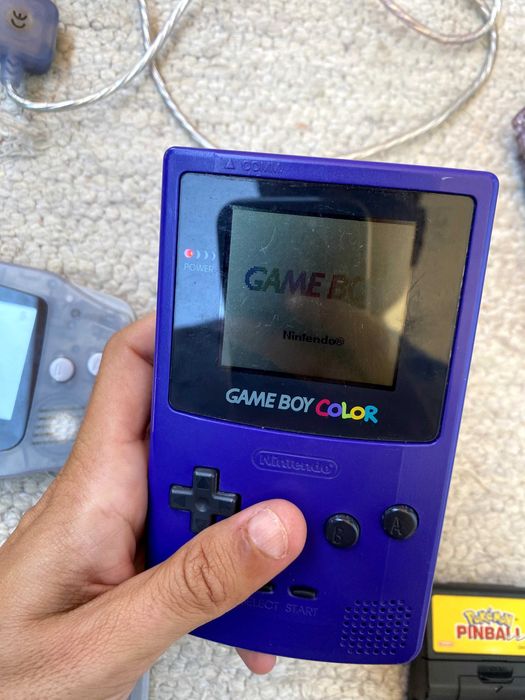 Gameboy's color e advance + jogos pokemon