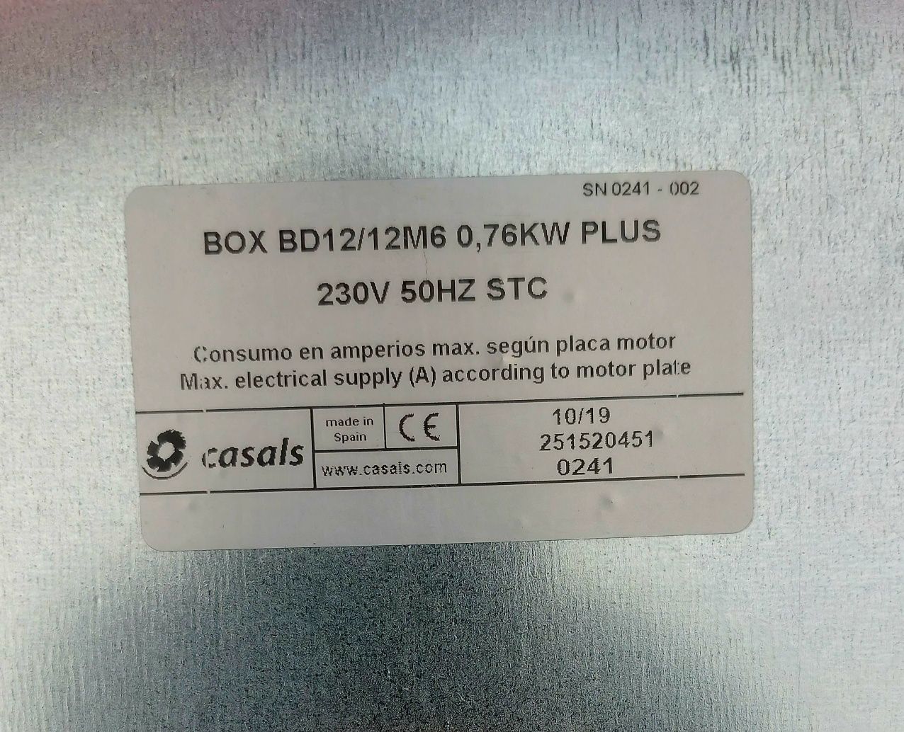 Ventilador extrator 5970 m3h Novo Ar fumos tintas estufas de pintura