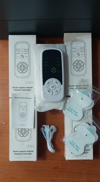 Eletroestimulador muscular massagem EMS + TENS Fisioterapia Musculação