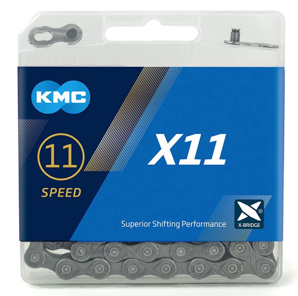 Łańcuch KMC X11 nowy 118 ogniw ze spinką
