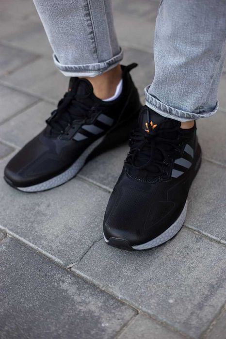 Кросівки Adidas ZX 2K Black/Grey premium