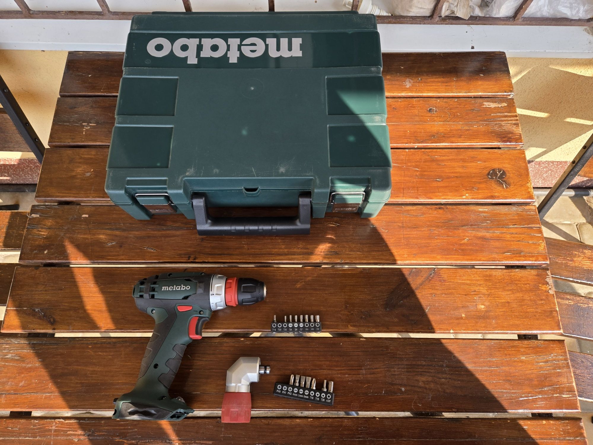 Шуруповёрт Metabo BS 18 Quick + кейс + насадка угловая