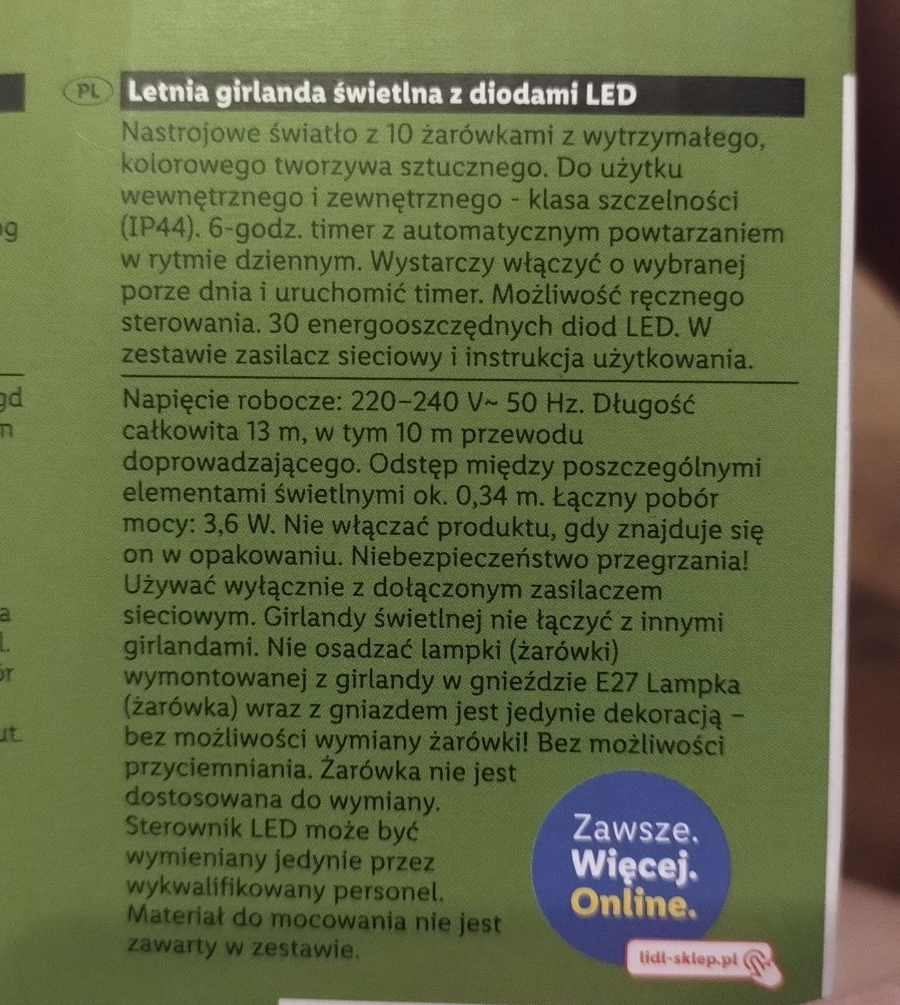 Nowa girlanda led