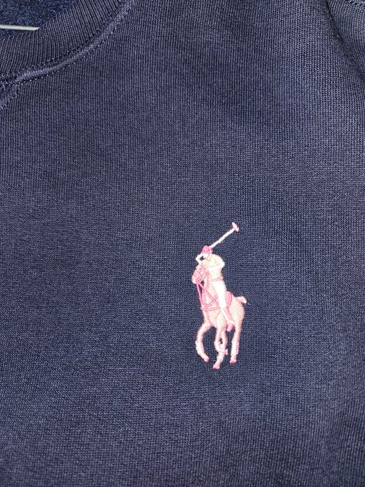 Sweatshirt Azul Ralph Lauren - Edição Especial 20 Anos da Pink Pony