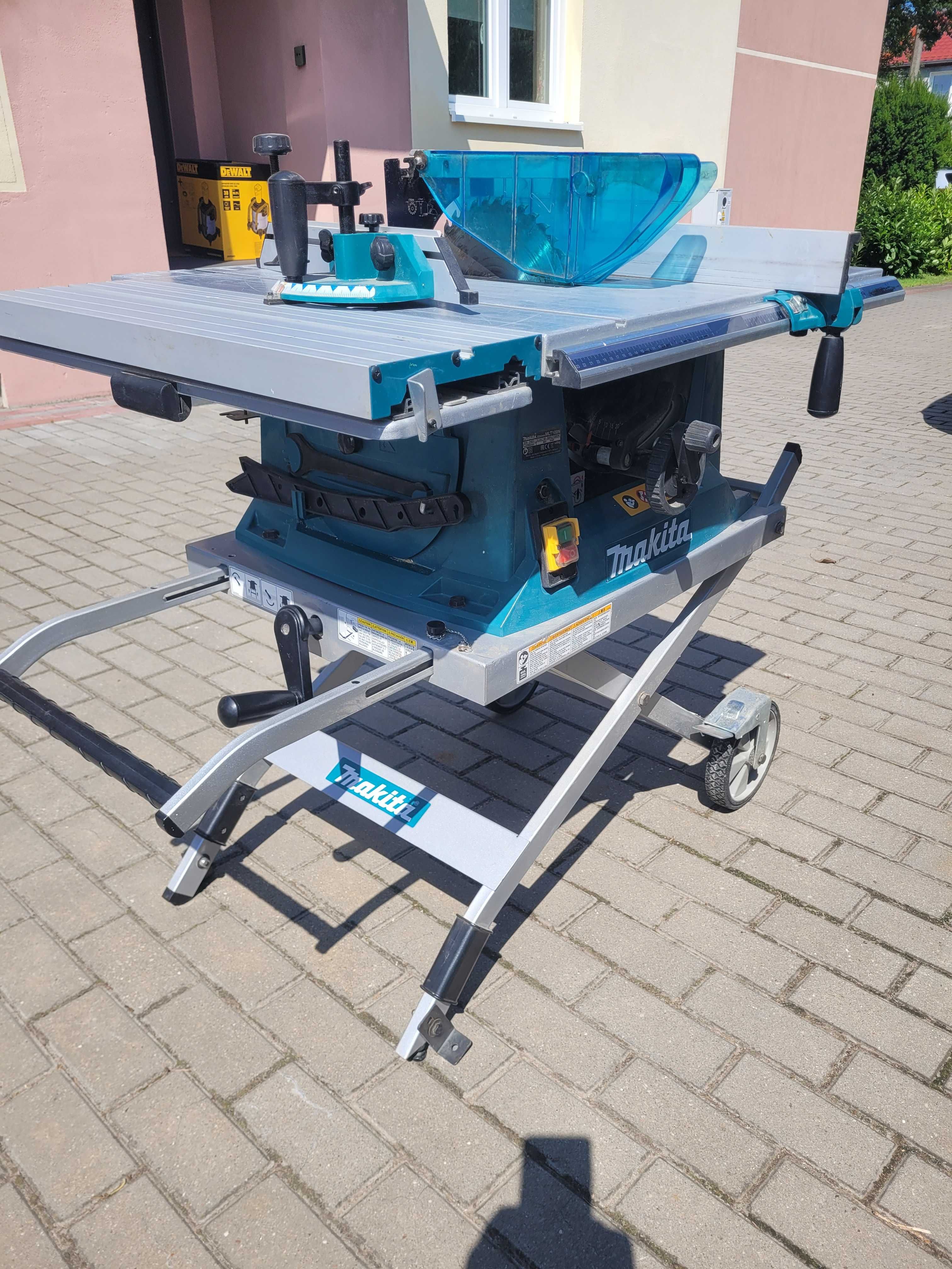 Piła stołowa Makita MLT100 krajzega  +   stół podstawa Makita WST03