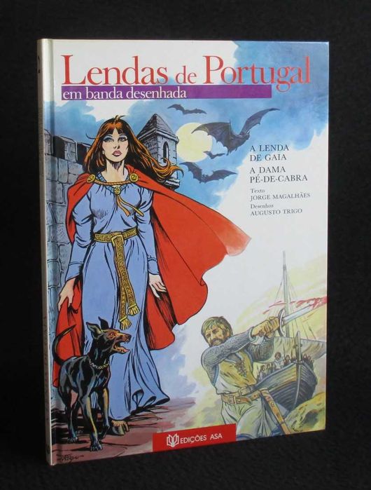 Livro A Lenda de Gaia A Dama Pé-de-Cabra Lendas de Portugal em BD