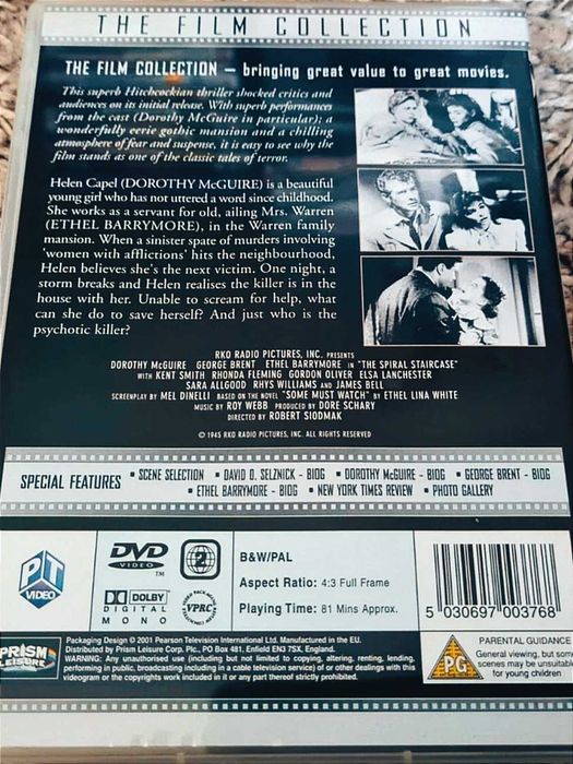 Cinema Autor de Culto DVD Spiral Staircaise 1944