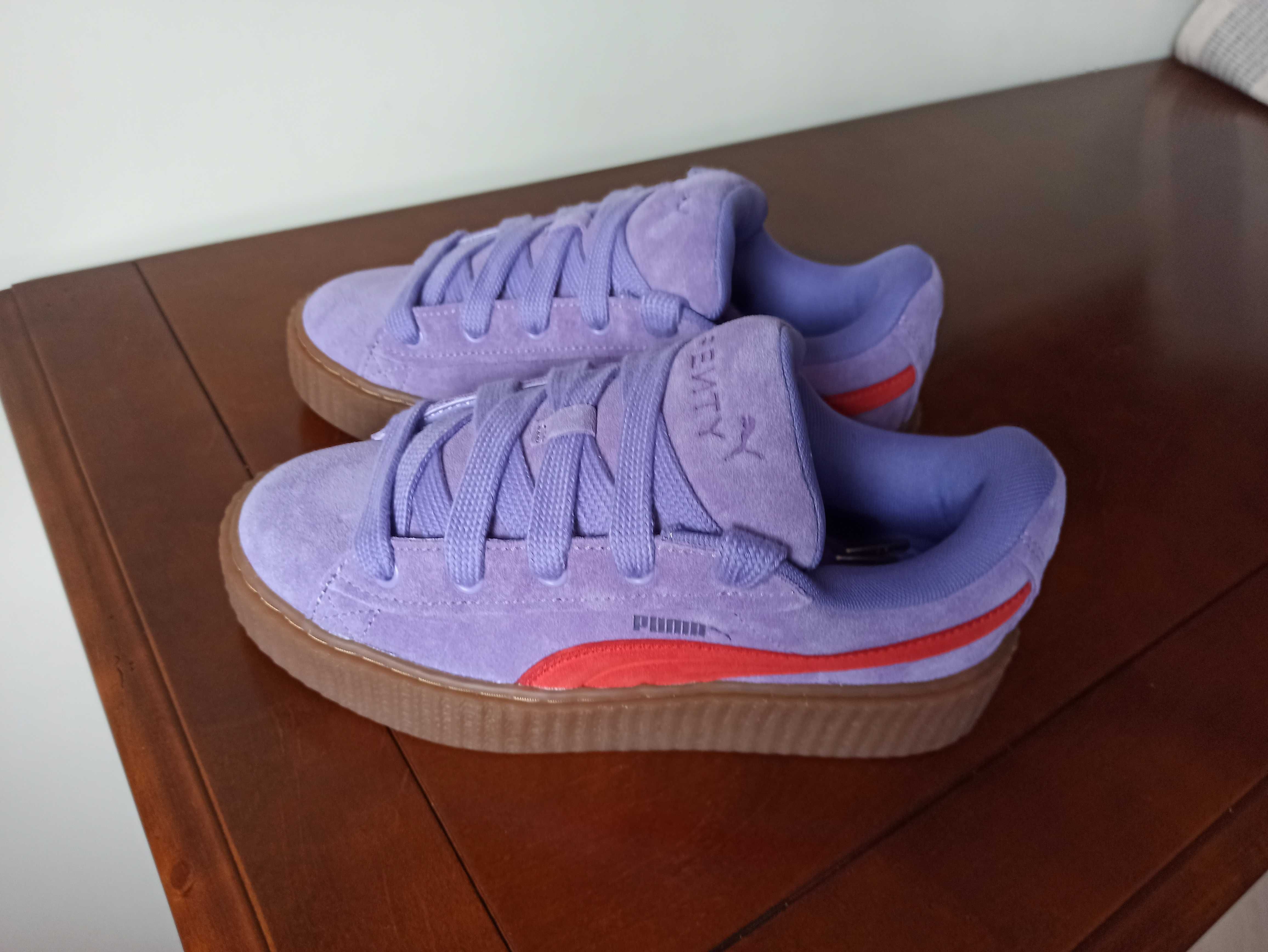 (r. 38) Puma Creeper Phatty Rihanna Fenty Lavender Alert 396403,-03