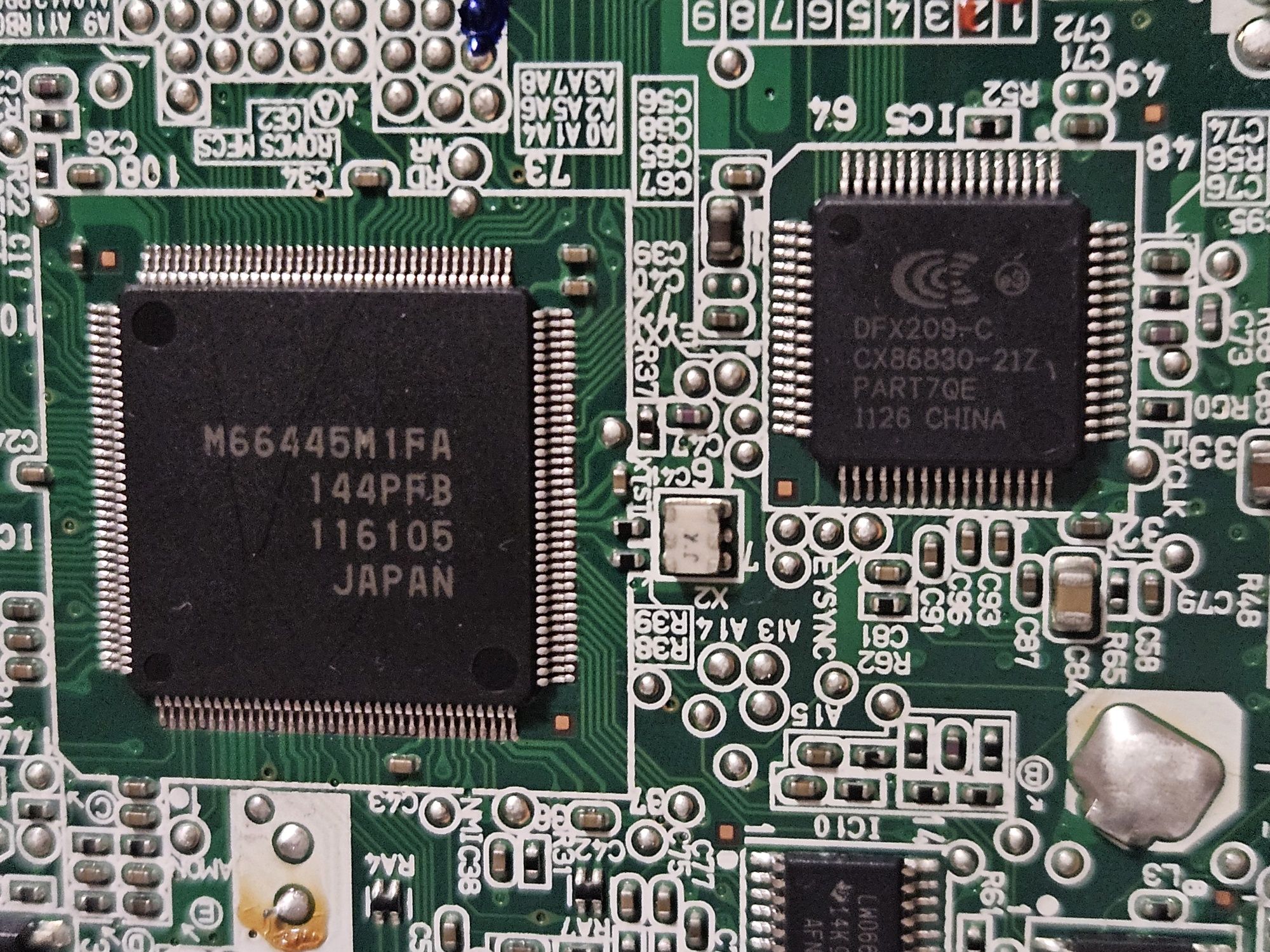 Материнська Плата Факсу Panasonic KX-FT987 / 852 / 862 / 872