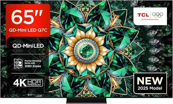 Телевізор TCL 65Q7C   4K QD-міні LED Google TV НОВИНКА 2025-2026 року!
