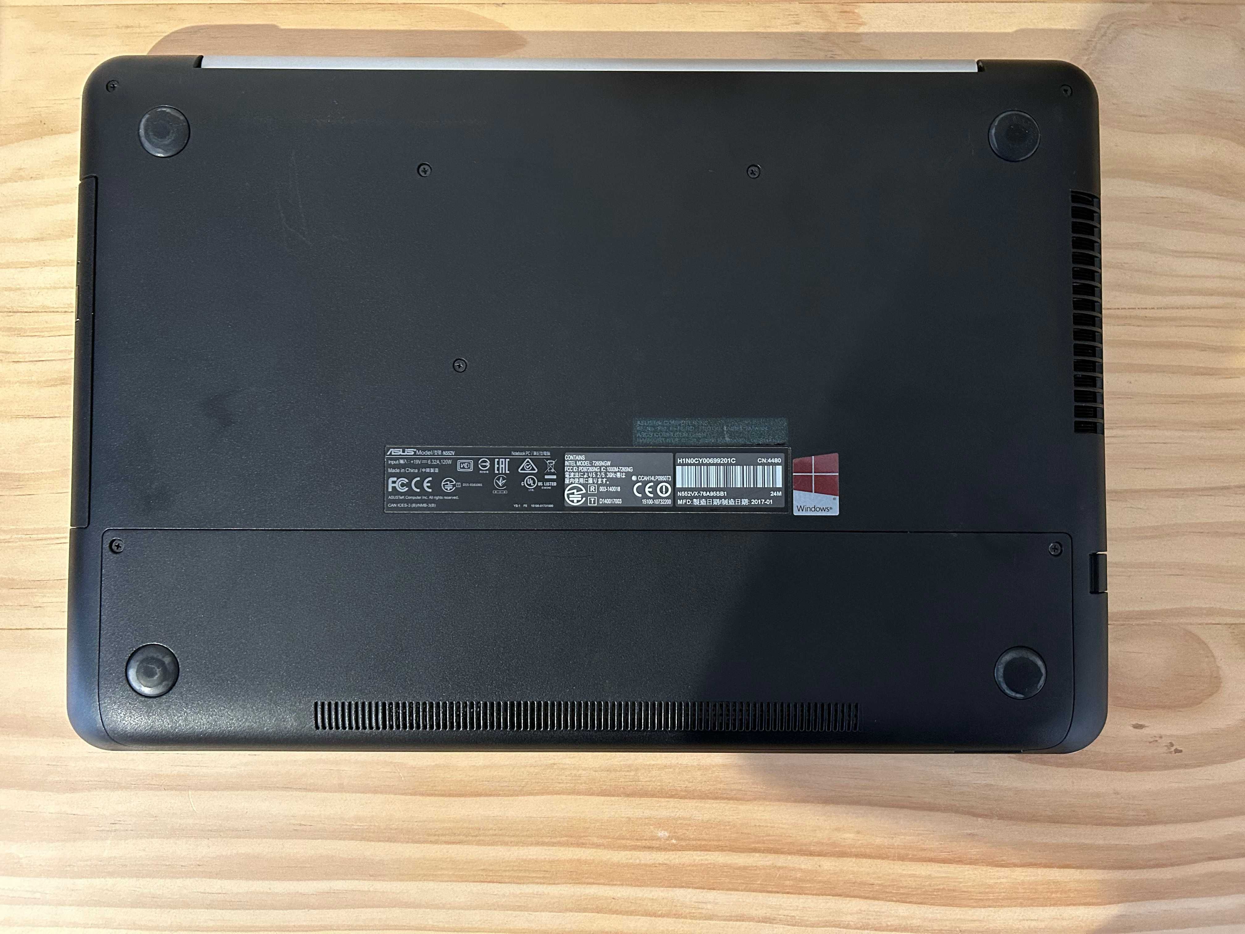 Portatil ASUS N552VX