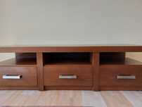 Stylowa Szafka RTV_TC MEBLE_160x45x45_Dobrodzień_Dąb_Stan idealny