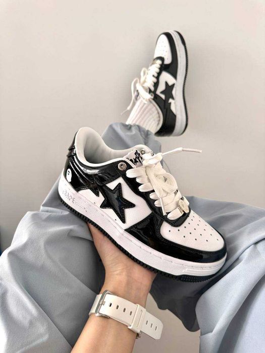 Кросівки A Bathing Ape Bape Sta M2 Black/White premium