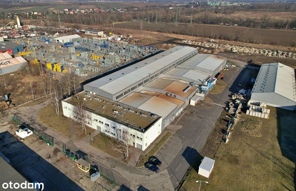 Hala z suwnicą 32T |Tereny Produkcyjno-Techniczne | Szybki dojazd DK94