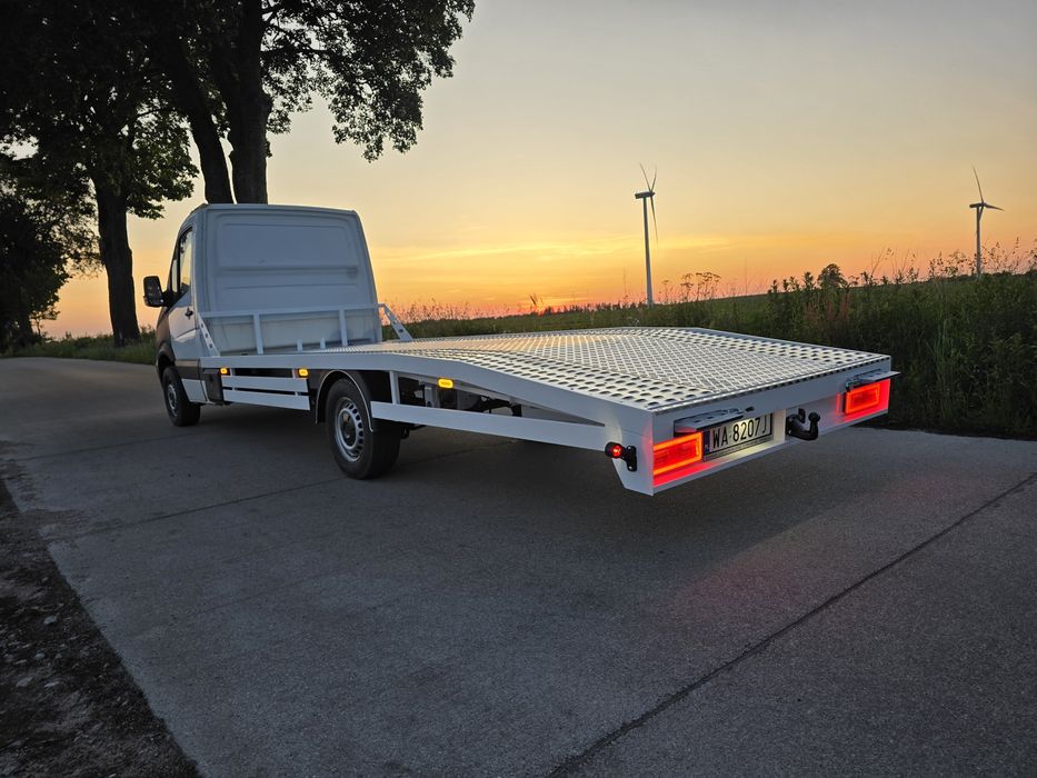 Nowa Zabudowa platforma najazd na Autolaweta 
Blach