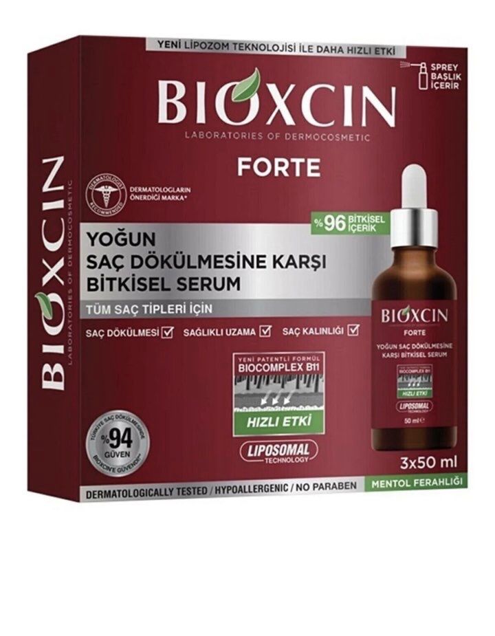 Сироватка проти сильного випадання волосся Bioxcin .