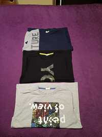 3 T-shirty , koszulki, bluzki chłopięce  r.152