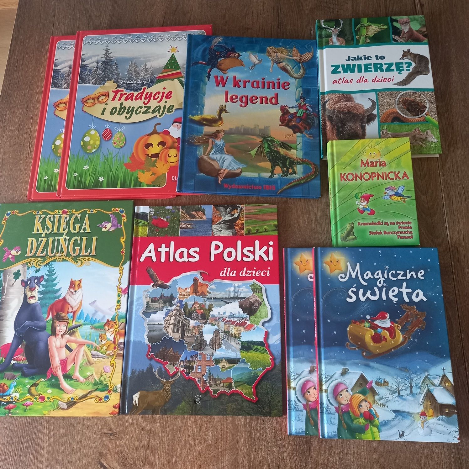Książki dla dzieci różne święta legendy bajki atlas Polski i zwierząt