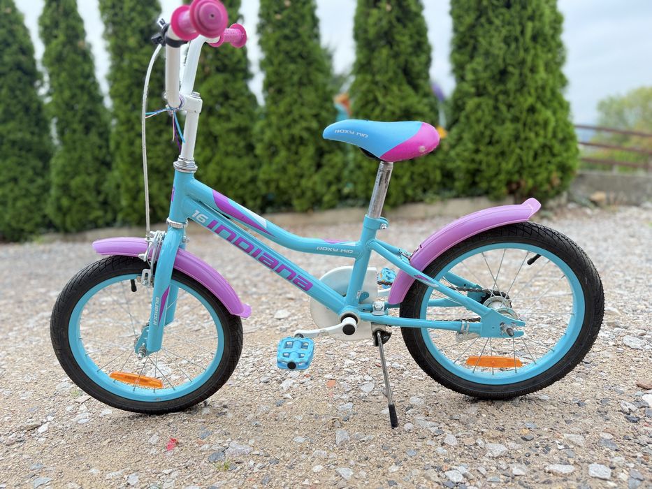 Rower dzieciecy Indiana Roxy kid 16 dla dziewczynki + kask