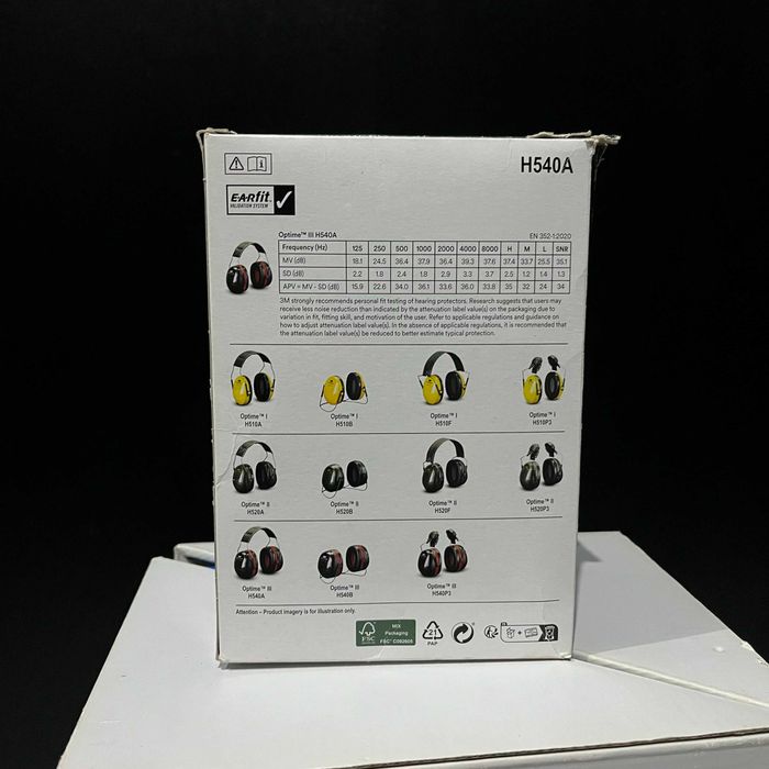 Słuchawki przeciwhałasowe 3M Peltor Optime III | Jak Nowe |  H540A |