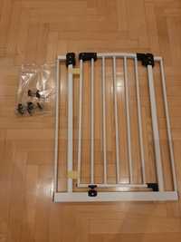 Barierka metalowa do drzwi schodów 61-70 cm