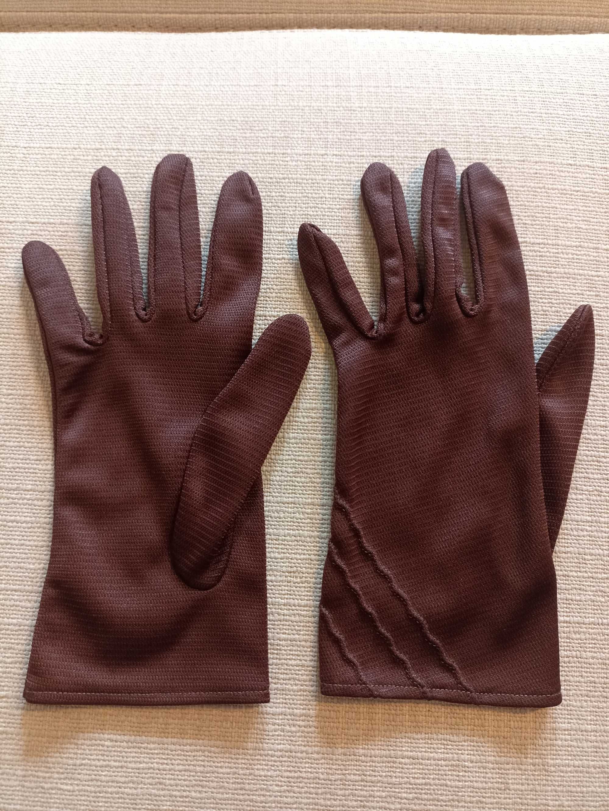 Rękawiczki damskie retro vintage rozmiar M