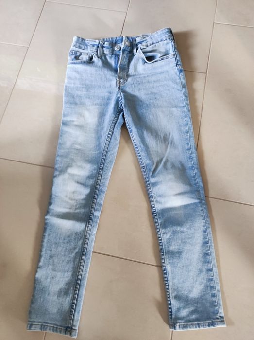 Spodnie chłopięce dżinsowe slim fit rozmiar 146, H&M