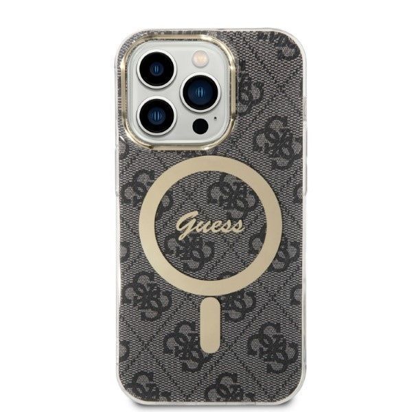 Zestaw Etui Guess 4G Print + Ładowarka Indukcyjna do iPhone'a 14 Pro