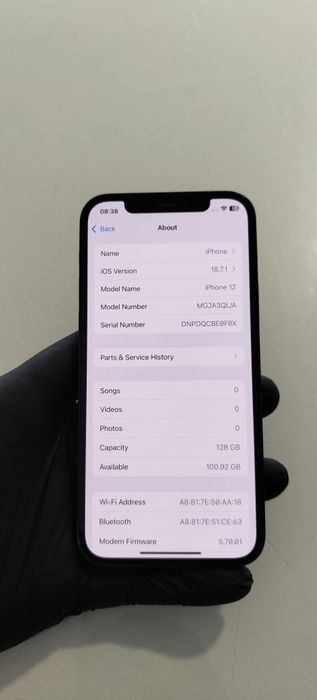 Iphone 12 128Gb preto