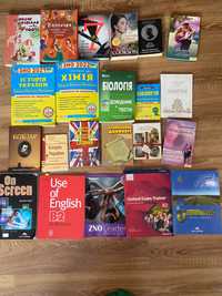 Книги зно ,кабзар, вивчення англійської ,підліткові