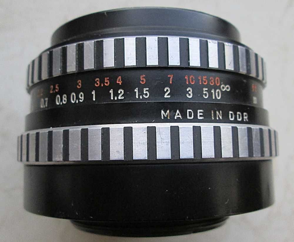 Объектив Carl Zeiss Jena Tessar 2.8 50 mm   Zebra